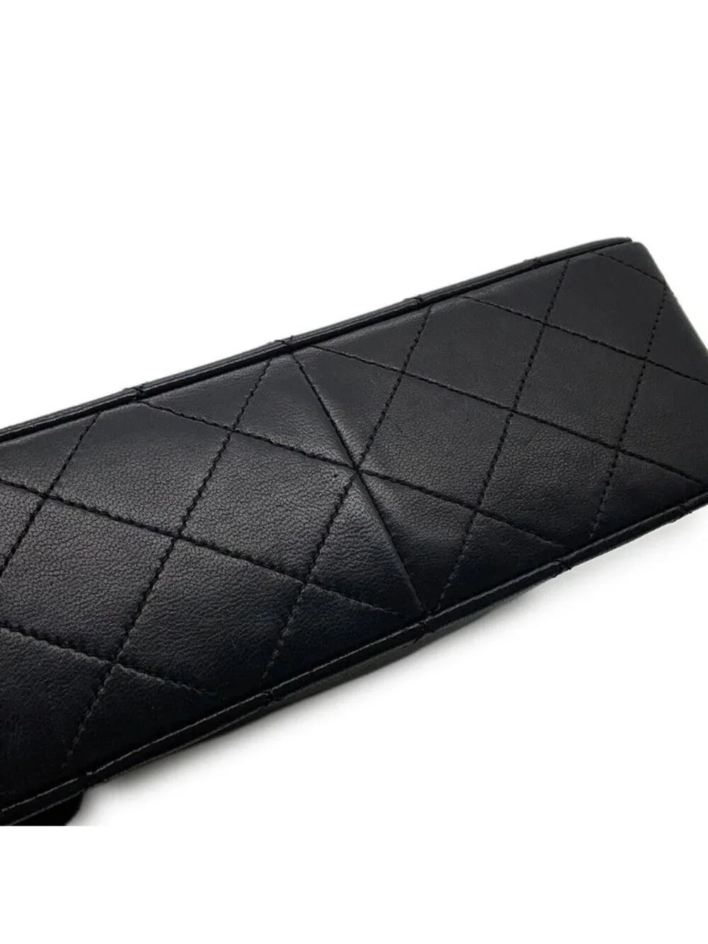 Chanel Chain Shoulder Bag Quilted 20 CC Logo Lambskin Mini Black